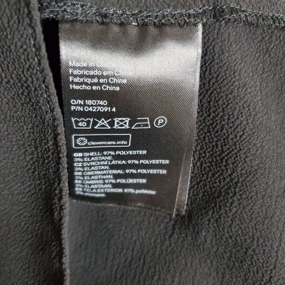 H&M Black Bell Sleeve Shift Dress Size 4 - Picture 5 of 6